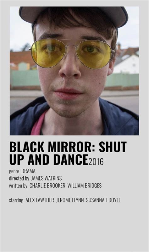 black mirror shut up and dance | Best movie posters, Shut up and dance ...