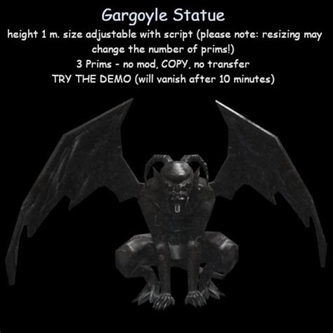 Second Life Marketplace Gargoyle