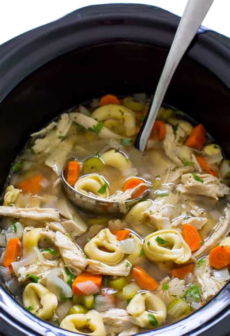 Slow Cooker Chicken Tortellini Soup The Recipe Critic