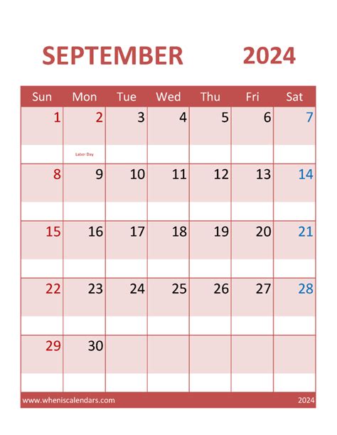 September 2024 Calendar Printable Free Pdf Kiah Selene