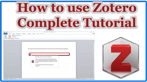 Insert Zotero Citations And References Into Word How To Use Zotero