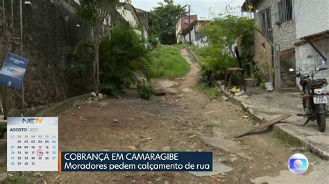 Vídeo Moradores cobram calçamento de rua em Camaragibe NE1 G1