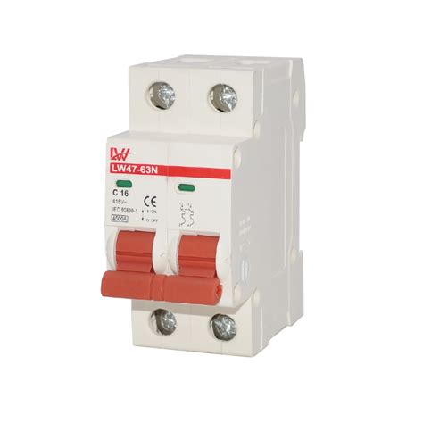 LW47 63N DZ47N 63 C45 Miniature Circuit Breaker 2Pole MCB Wenzhou