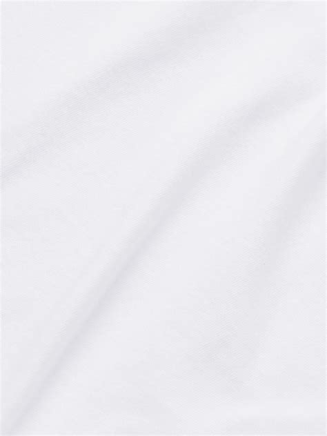 Aspesi Cotton Jersey Polo Shirt White Aspesi