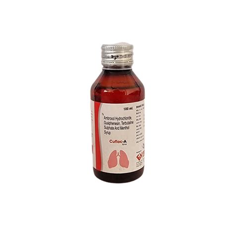 Ambroxol Hcl Terbutaline Guaiphenesin Menthol Syrup