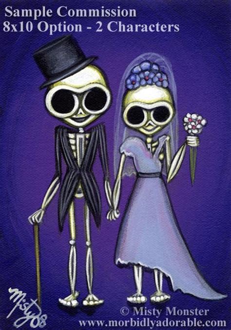 Commission Custom SKELLY SKELETON ART Painting Fantasy Halloween Day of ...