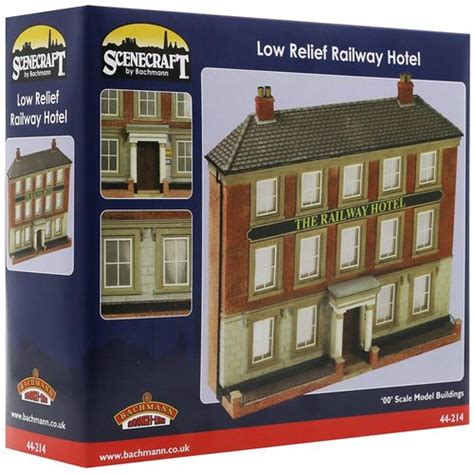 Scenecraft Low Relief Railway Hotel Model Railway Building Oo Gauge