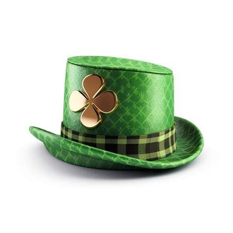 Premium AI Image | St Patrick's Day Green hat on white background