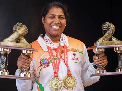 Kerala Policewoman Wins Two Gold Medals In World Arm Wrestling