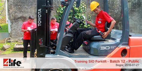 Training Sio Forklift Sertifikasi Kemenaker Di Bogor Kelas Public