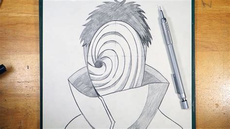 Anime Drawing How To Draw Tobi Obito Step By Step Naruto Youtube