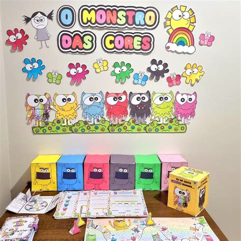 Monstro Das Cores Educação Infantil