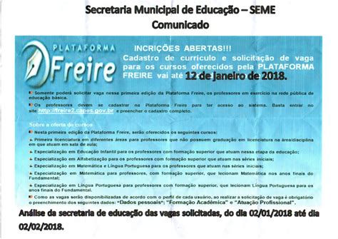 Blogdasemetk Secretaria Municipal De EducaÇÃo Seme Comunicado