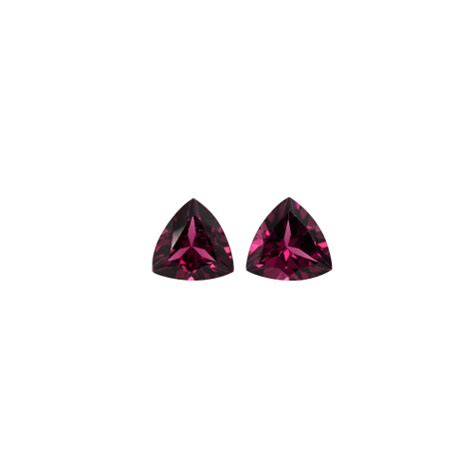 Buy Raspberry Garnet Trillion Mm Matching Pair Approximately