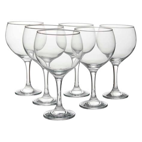 Wilko Gin Glass 6 Pack Wilko