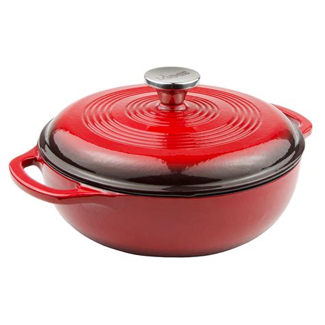 Lodge Ec3d43 3 Qt Cast Iron Dutch Oven Enamel Island Spice