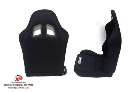 Seat Semi Bucket Sparco Evo Full Black No Railing 1pair Auto