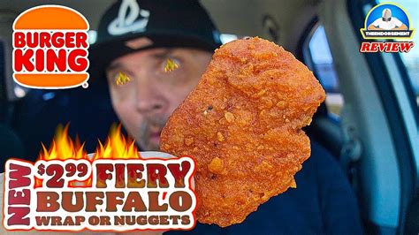 Burger King® Fiery Buffalo Nuggets Review 🔥🐃🐔 Best Nuggets In The