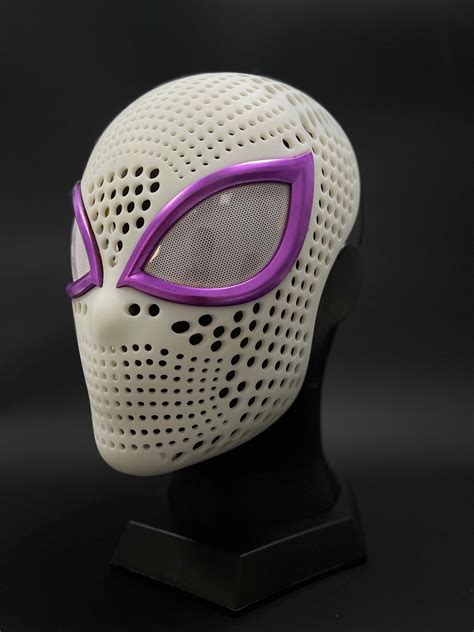 Spider Man Face Shell Spider Gwen Faceshelllens Etsy