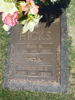 Charlotte Elizabeth Jones Hicks Find A Grave Memorial