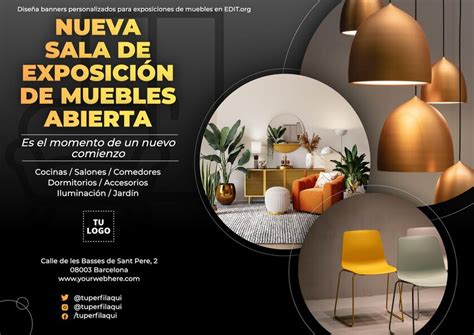 Dise A Un Flyer De Venta Muebles Con Plantillas Editables