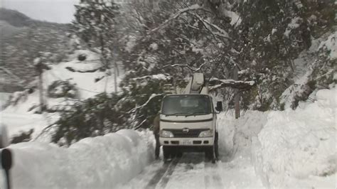 山間の3世帯7人「孤立状態」続く大雪による倒木が道ふさぐ 鳥取県 Tbs News Dig