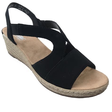 Rieker Slingback Wedge Sandals Womens From Westwoods Uk