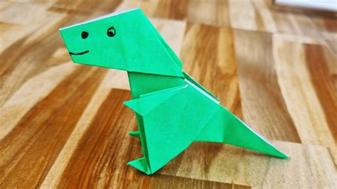 Easy Origami Tyrannosaurus Rex Easy Origami Tutorial