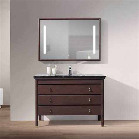 Floor Standing Solid Wood Bathroom Vanity Cabinet Pl China