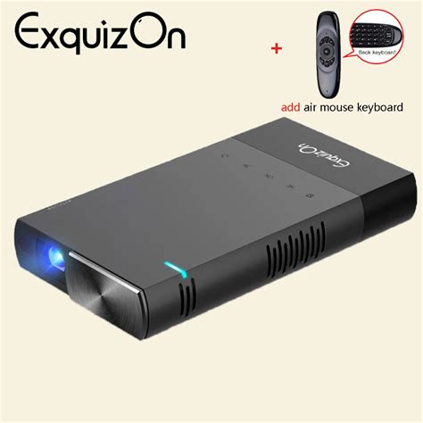 S1 DLP mini Portable Projector Home Theater 80 ansi lumen 5200mAh with ...