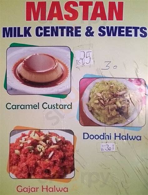 Mastan Milk Centre Sweets Men Mumbai Main Menu Sluurpy