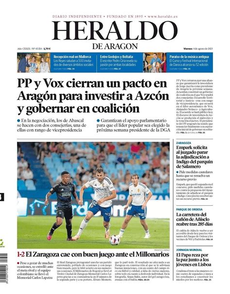 Las Portadas De La Prensa Generalista Foto De