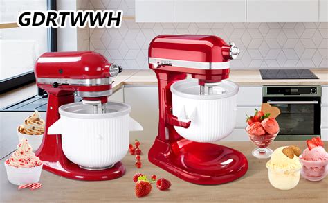 Amazon De Gdrtwwh Eismaschine Aufsatz F R Kitchenaid Standmixer