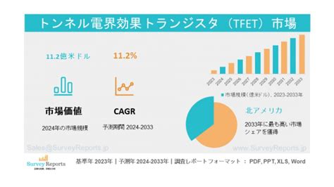 トンネル電界効果トランジスタ（tfet）市場： 世界の調査レポート、需要、シェア、メーカー、規模、トップ企業、機会展望2033年：マピオンニュース