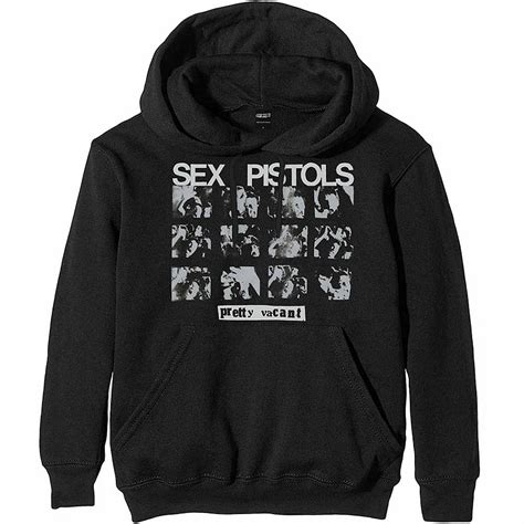 Sex Pistols Mikina Pretty Vacant Bp Black Unisex Musicwear Trička Mikiny