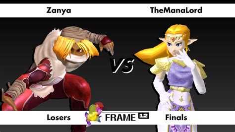 Frame Melee Singles Zanya Vs Themanalord Losers Finals Youtube