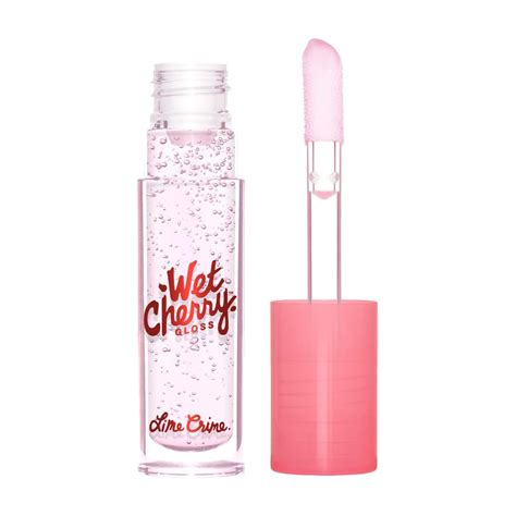 Lime Crime Wet Cherry Lip Gloss Extra Poppin Clear