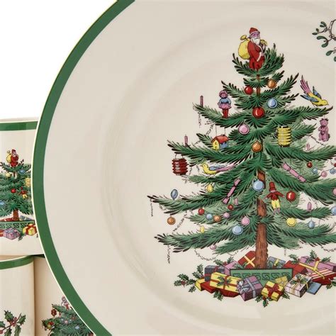 Spode Christmas Tree 12 Piece Set Spode