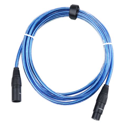 Pronomic Stage Xfxm Blue Mikrofonkabel Xlr M Metallic Blue