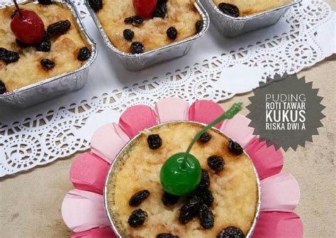 Resep Puding Roti Tawar Kukus Oleh Riska Dwi A Cookpad