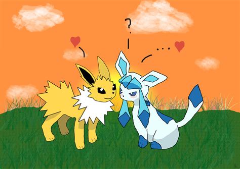 Shiny Glaceon X Jolteon By Radon220 On Deviantart