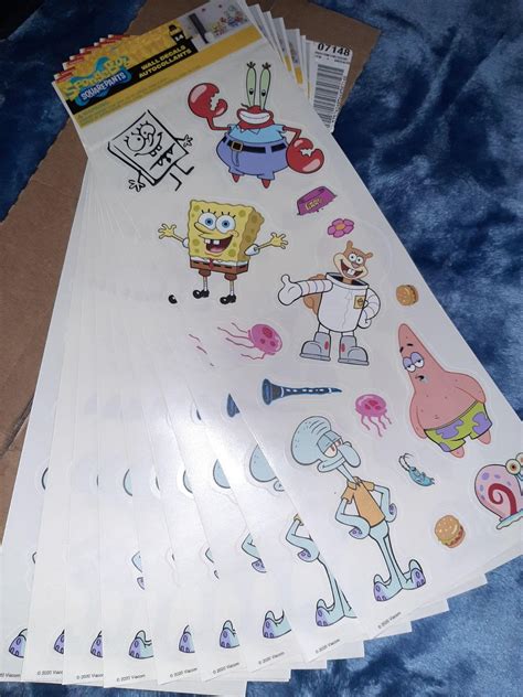 Spongebob Squarepants Kids Wall Decals Mercari