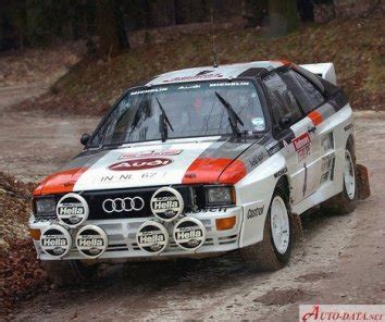 Audi Quattro Typ Turbo Hp Technical Specs