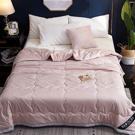 PeiBai A Washable Silk Summer Quilt For Naked Sleep Solid Color