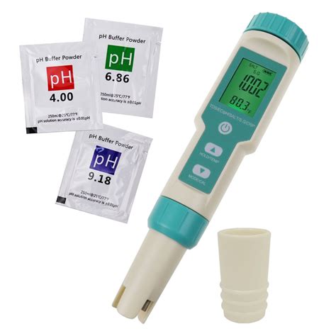 Digital Multi Parameter 7 In 1 Pentype Water Quality Tester PH TDS