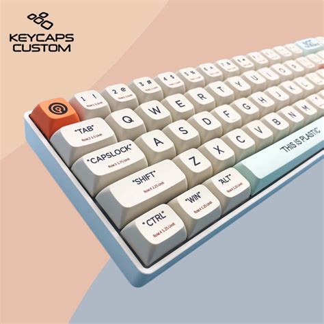 This Is Plastic Pbt Xda Keycap Set For Mechanical Keyboard