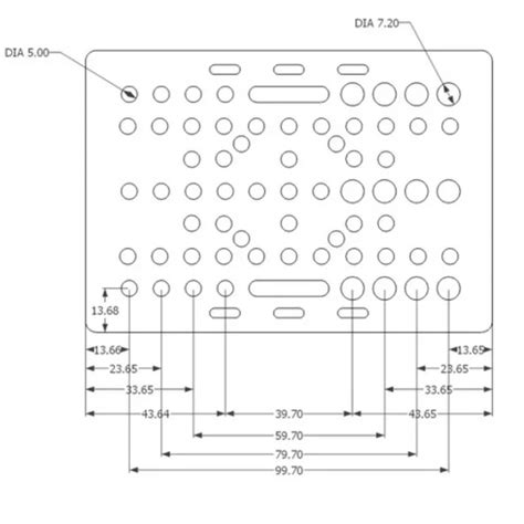 V Slot Gantry Plate