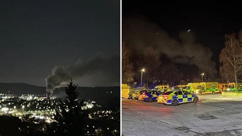 Major Incident Declared In South Wales As Huge Fire Breaks Out