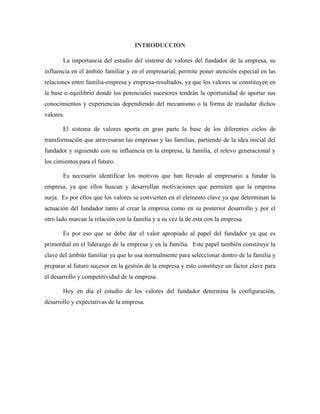 Ensayo Valores En Empresas Familiares Ejemplo Pdf