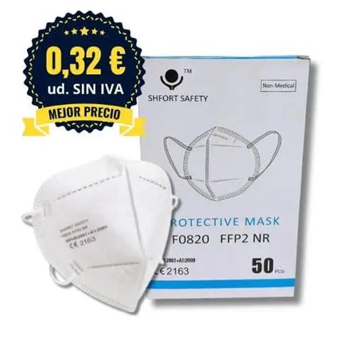 Mascarilla FFP2 sin válvula Shfort Safety F0820 Afina